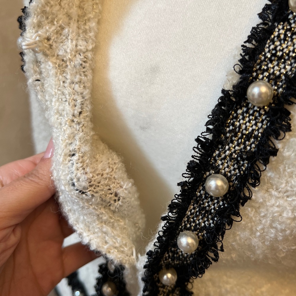WHBM Faux Pearl Cardigan - Picture 3 of 5